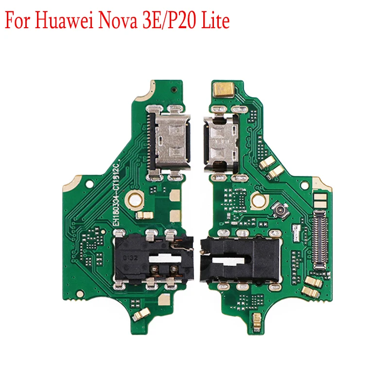 Для huawei Nova 3 3E/P20 Lite usb зарядка Нижняя плата док-станция соединительные детали гибкий кабель Замена для huawei Nova 2 S 3i