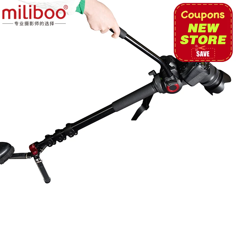 Miliboo MTT705A алюминиевый сплав портативный монопод и штатив для профессиональной