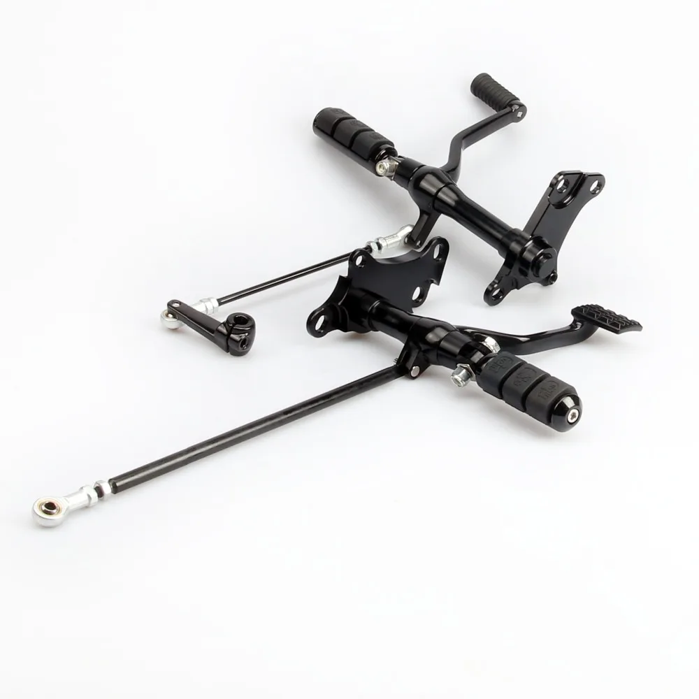 Motorcycle accessories Gloss black Forward Controls Foot Pegs Levers Linkages For Harley Sportster XL883 1200 1991-2003 | Автомобили и