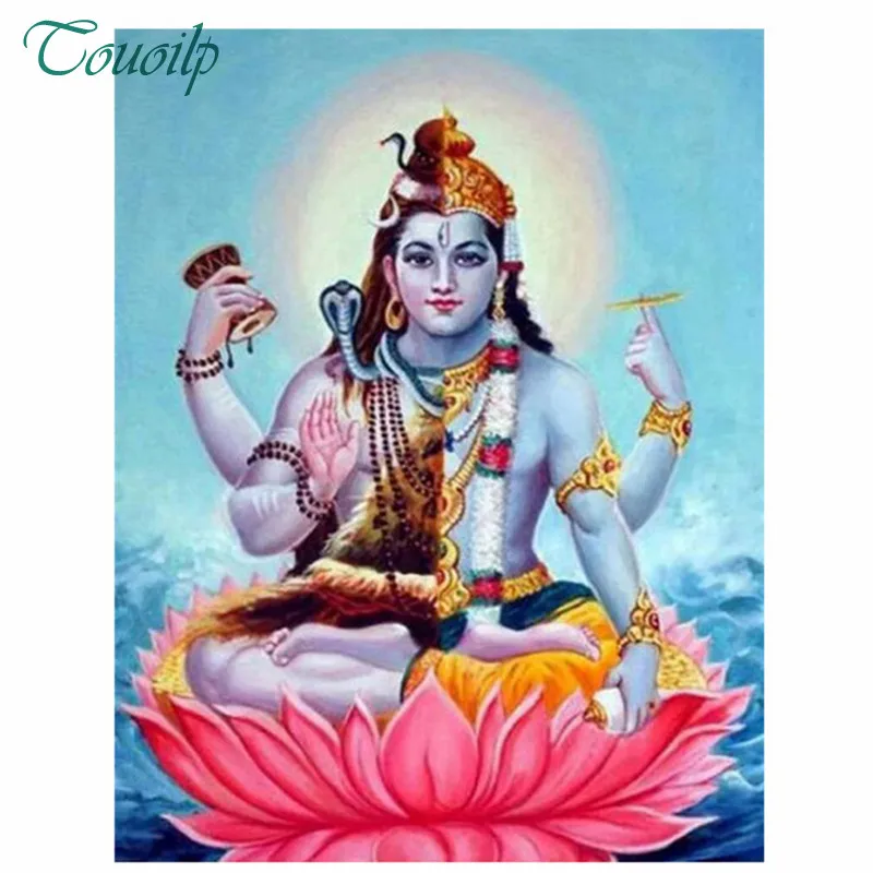 Shiva Parvati Ganesha алмазная вышивка 5D сделай сам живопись крестиком Алмазная мозаика