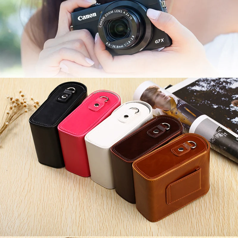 Сумка через плечо из искусственной кожи для цифровой камеры Samsung WB150F WB151 WB200F WB250F