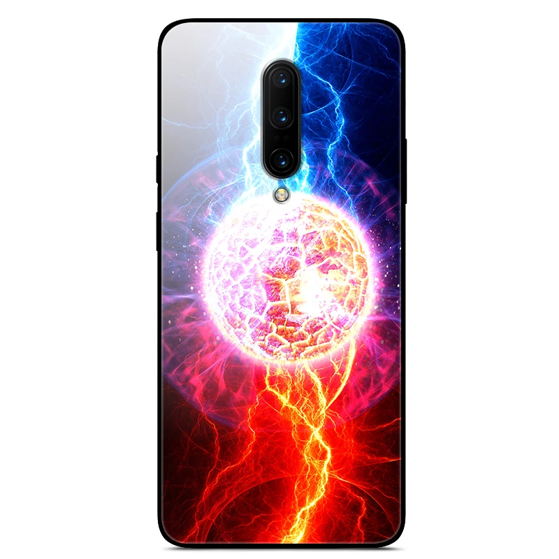 Чехол для Oneplus 7 Pro чехол из закаленного стекла жесткая задняя крышка One Plus Oneplus7 1 +