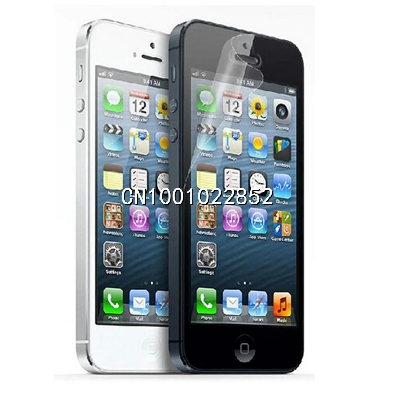 1Sets/4pcs High quality Transparent 2x Front + Back Ultra Clear Screen Protector Cover Film For iPhone 5+Cloth+Package | Мобильные