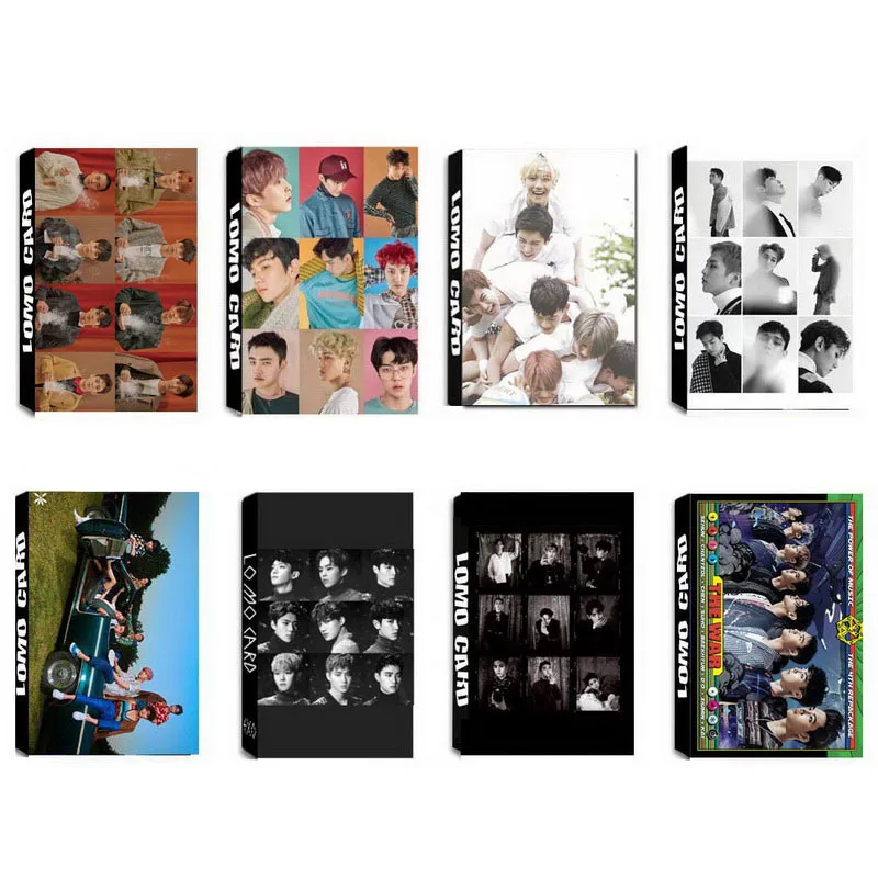 Фотоальбом KPOP EXO CBX самодельная бумага Фотокарта Lomo постер HD для фанатов