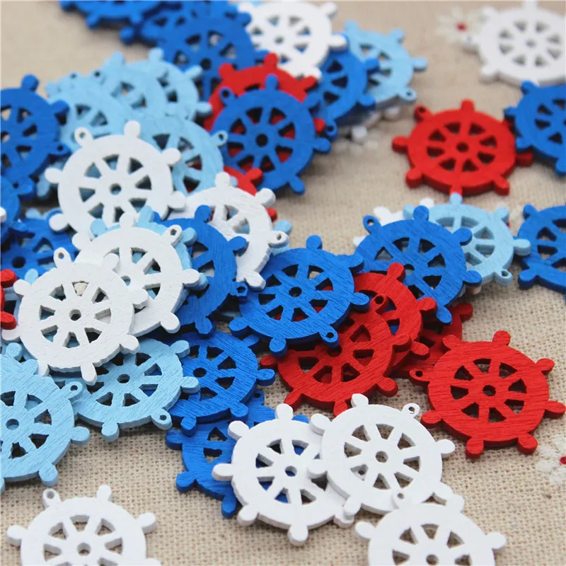 50 шт. деревянные декоративные пуговицы для рукоделия|sewed extensions|sewing supplies buttonsbutton