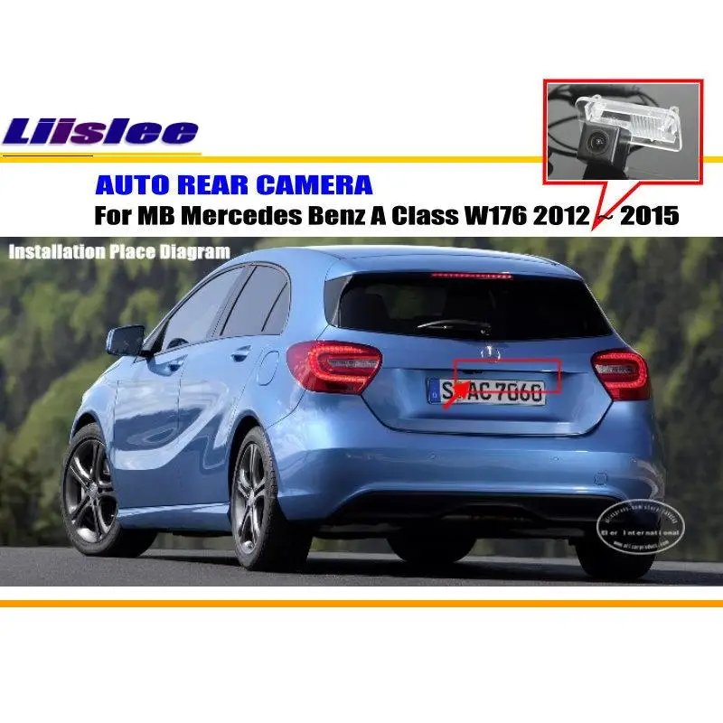Камера заднего вида Liislee для Mercedes Benz A Class W176 2012 ~ 2015/камера вида/NTST PAL/камера