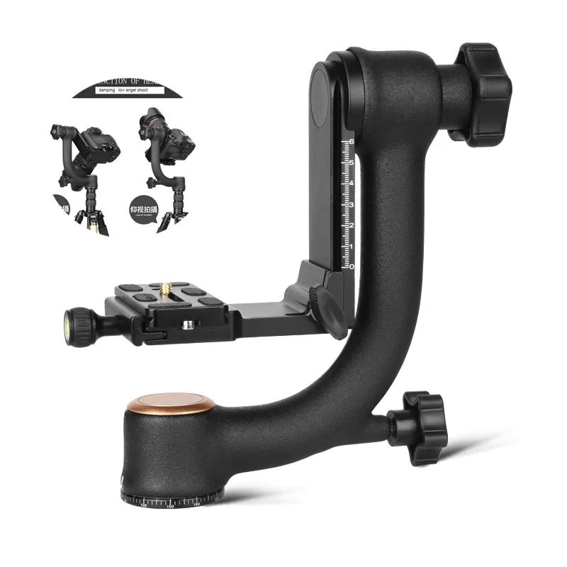 Оригинальный QZSD Pro 1/4 &quot360 градусов Поворотный панорамный шарнирный зажим штатив