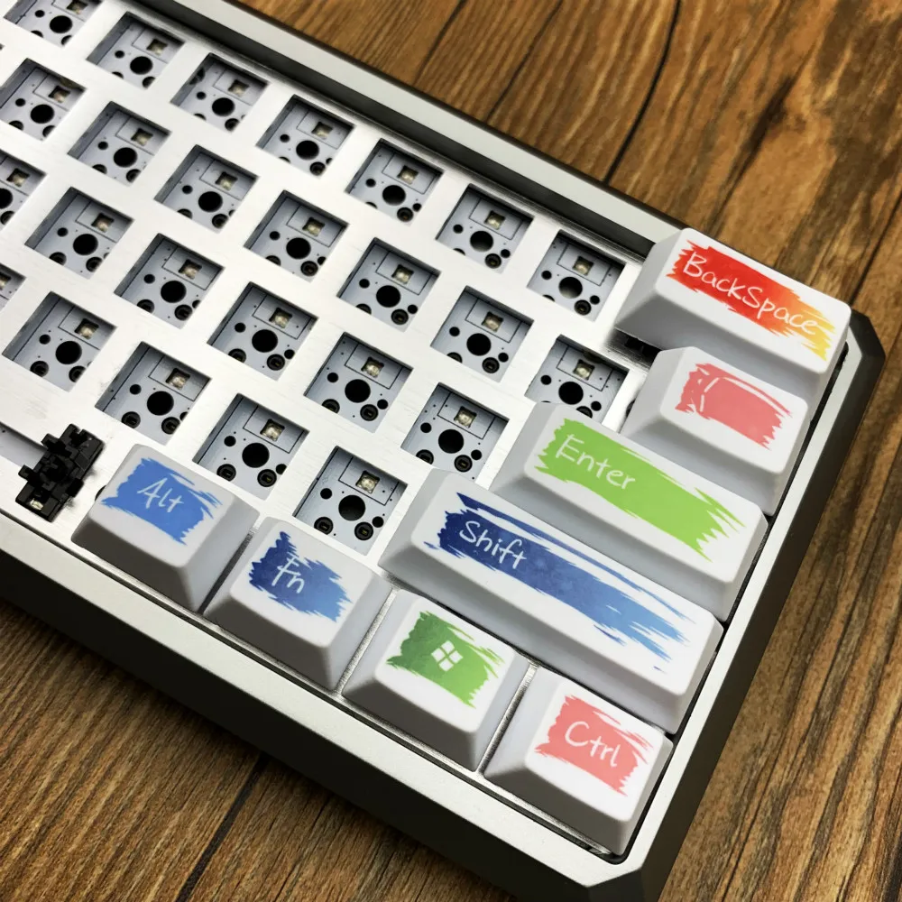 Вишневый профиль PBT ключ колпачки для механической клавиатуры вишневый цвет ключ колпачки механическая клавиатура ключ крышка