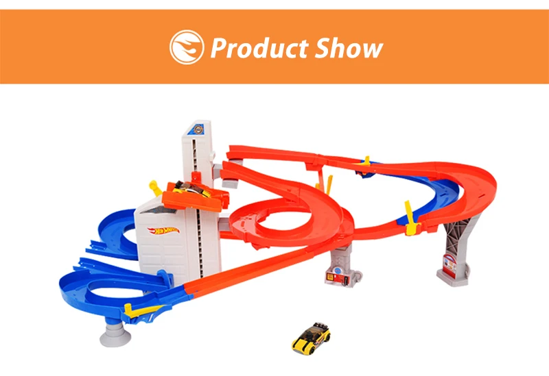 Подлинный спортивный костюм для автомобиля Hotwheels, спортивный костюм brinquedo Educativo, автомобильный трек, захватывающее купе, горячие колеса, трек CDR08, игрушки для детей