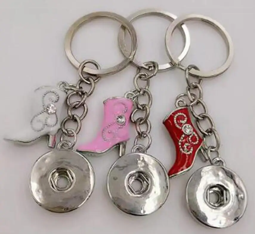 Эмалированные ковбойские сапоги и женские на высоком каблуке 18 мм кнопки защелки