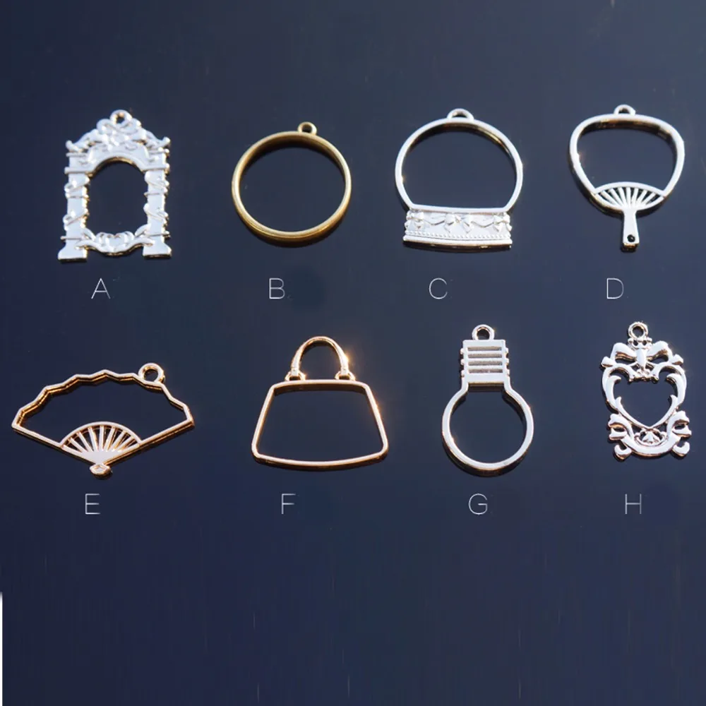 1 шт. металлическая рамка подвеска в виде Луны сердца|diy jewelry findings|jewelry findingsmetal bezel |