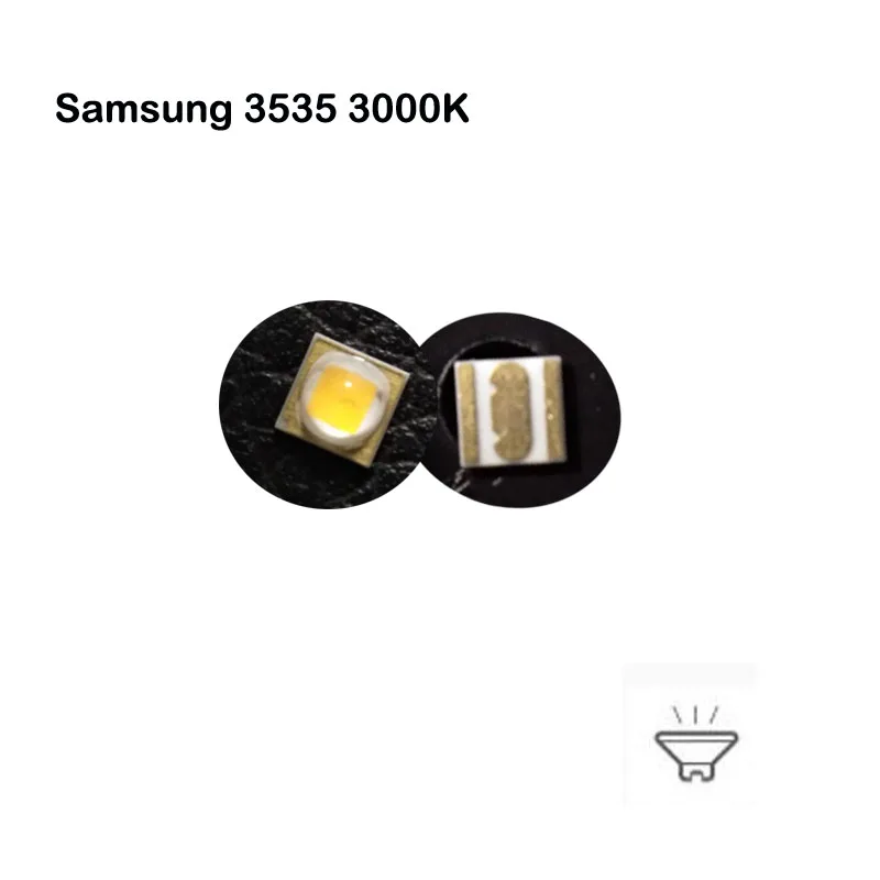 Оригинальный светодиодный диод Hongli & Samsun 3535 3 вт в 3000 ма 4000 к 6000 быстрая доставка