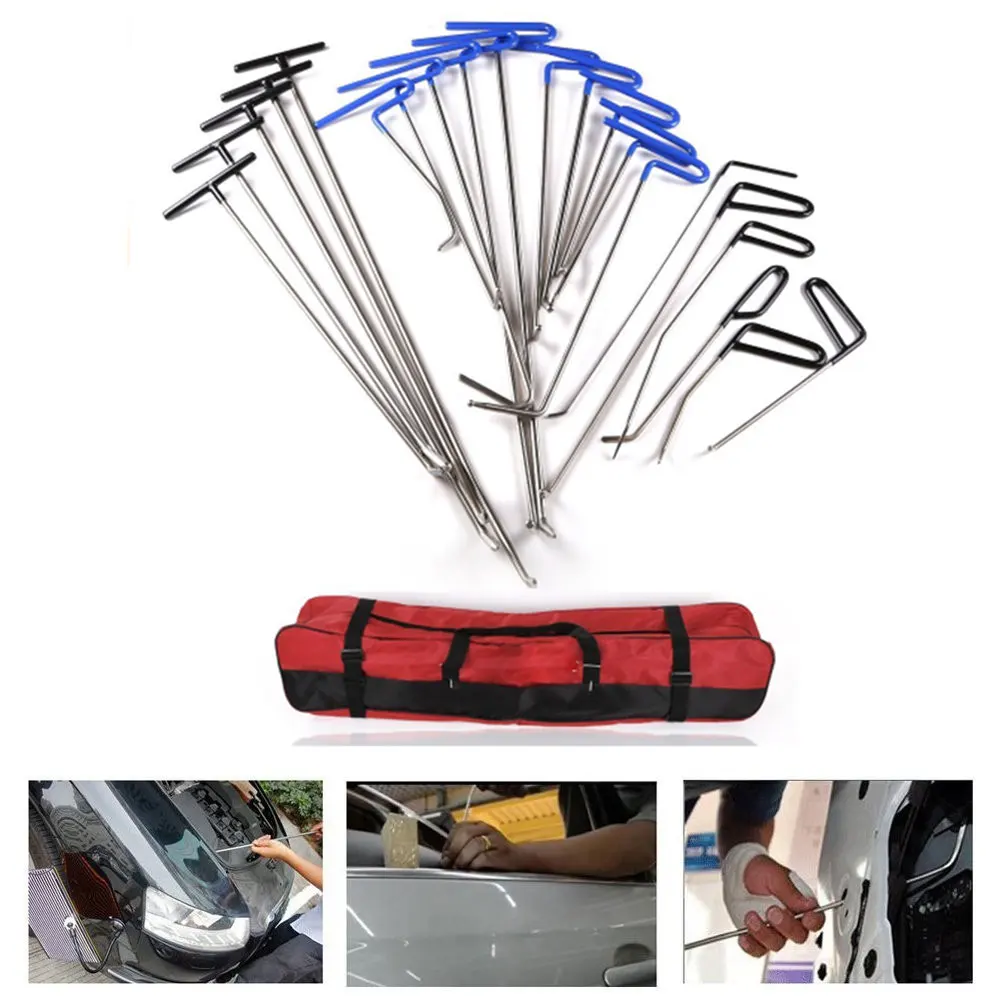vender Kits De Reparação Paintless Dent Paintless Dent Repair Ganchos Push Rods Para Remoção Do Dente Do Carro Reparação De Danos Causados Por Granizo