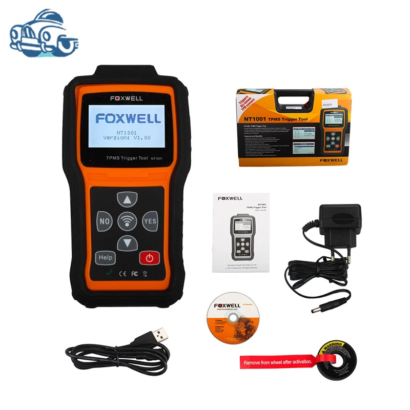 FOXWELL NT1001 TPMS Датчик Триггера Инструмент лучше чем AUTEL TS401 Универсальный TPM Декодер |