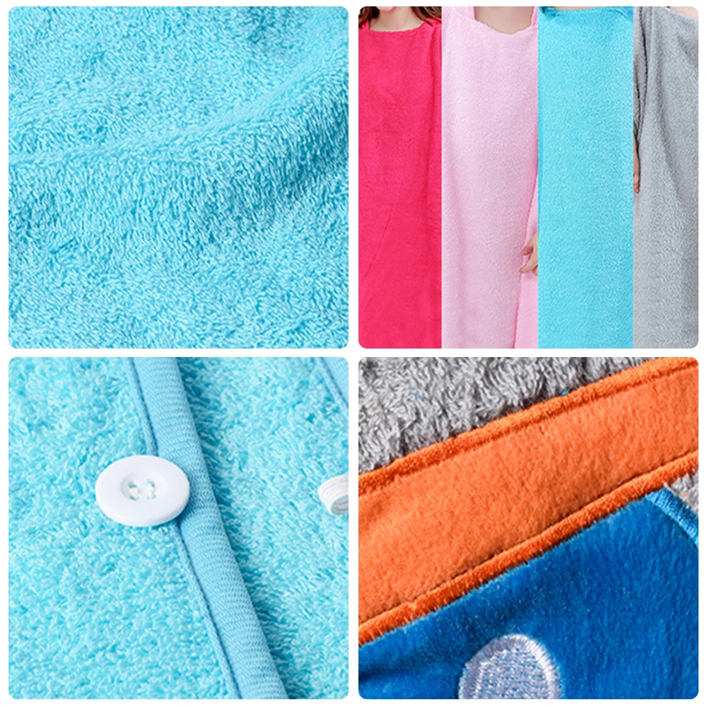 

Baby Bath Towels Cotton Children'S Hooded Bathrobe Cloak Toddler Infant Cartoon Cute Character Thick Bath Towel Baby Stuff