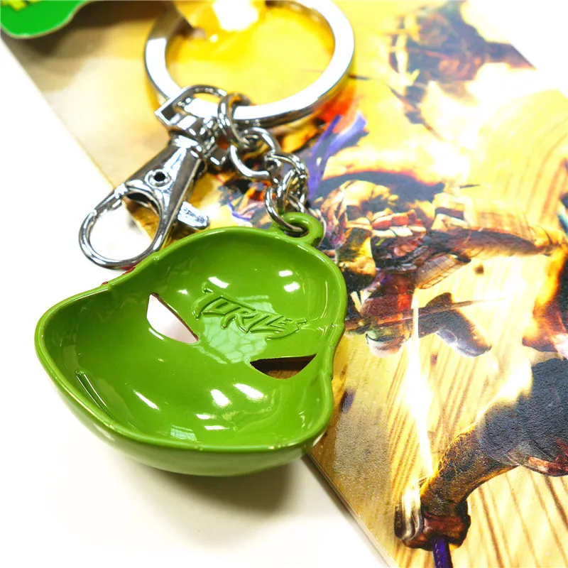 4PCS NEW TMNT Teenage Mutant Ninja Turtle Keychain Keyring Key Chain Ring 3D | Украшения и аксессуары