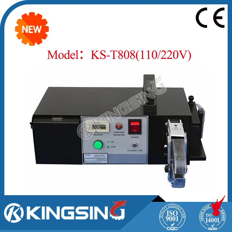 Полуавтоматический Провода Резка зачистки и обжима машины резак для щипцы ks t808 +