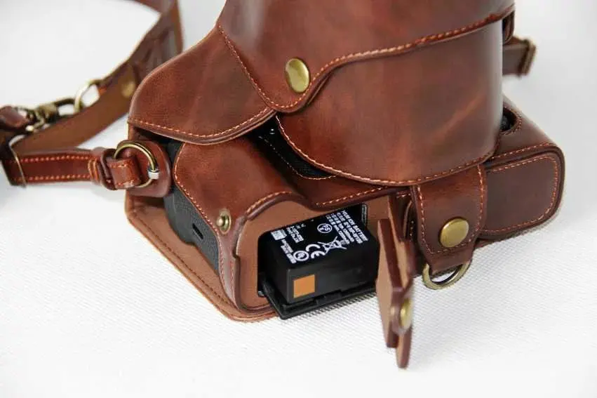 Чехол для Камеры Deluxe Edition из искусственной кожи с отделением хранения Fujifilm Fuji XT2 XT