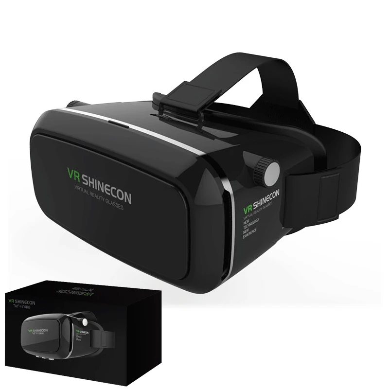Новые очки виртуальной реальности Shinecon VR 3D подходят для смартфонов размером от 4,7 до 6,0 дюймов с беспроводным Bluetooth-контроллером. Глобальная бесплатная доставка.