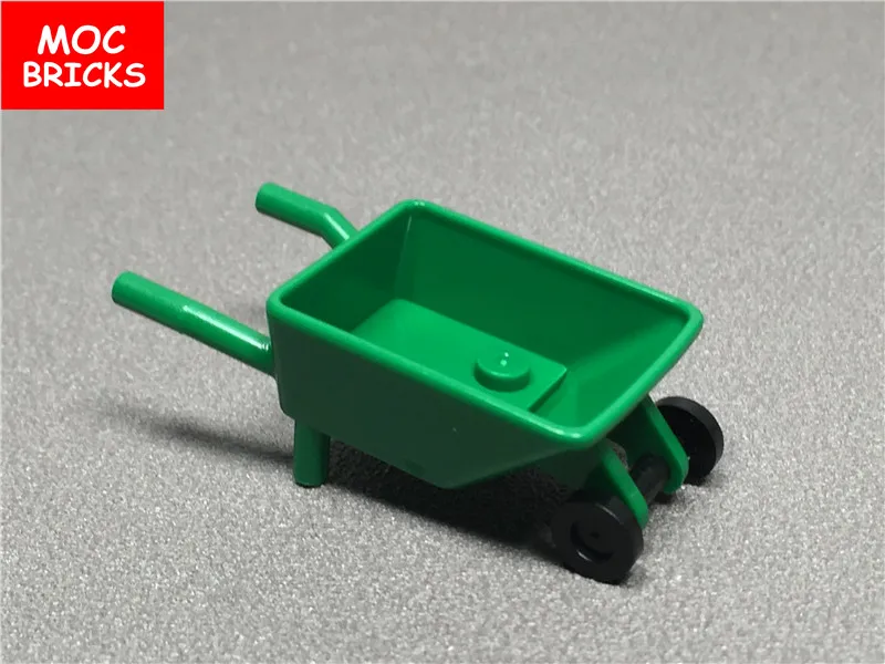 5 комплектов/лот кубики MOC сделай сам посуда рамка тачки с черными колесами на