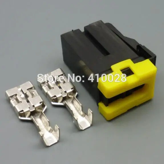 

Shhworldsea 2-контактный 9,5 мм водонепроницаемый сильноточный черный автомобильный разъем 7122-4123-30/7123-4123-30