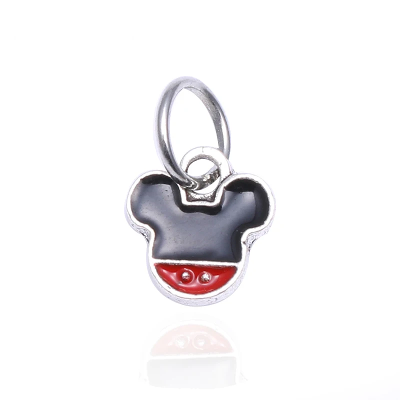 TOGORY 2 шт./лот мультфильм коллекция Микки подвеска с Минни Шарм Подходит Пандора Шарм браслет DIY Ювелирные изделия Berloque - Цвет: B2