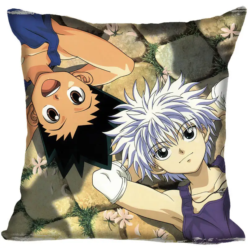 Новое поступление, наволочка для подушки Hunter X Hunter, для спальни, для дома или офиса, декоративные наволочки, квадратная Подушка на молнии, сатиновые мягкие, не выцветают - Цвет: 14
