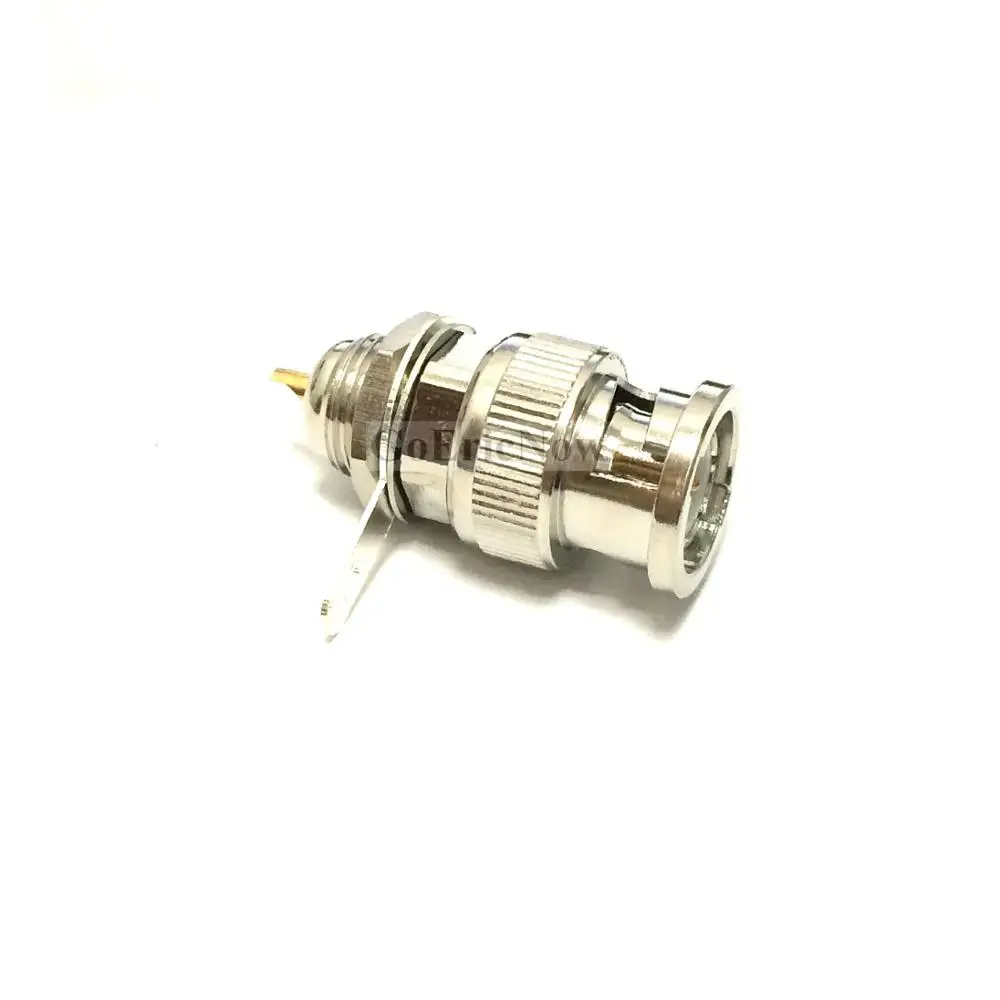 5 шт. RF коаксиальный BNC Q9 Штекерная гайка паяльная перегородка на панельном