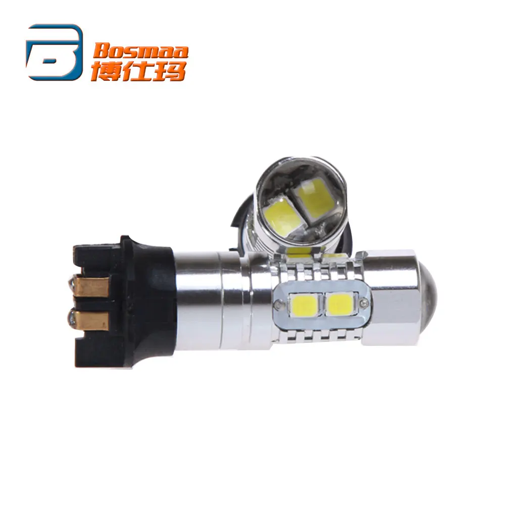 Светодиодные лампы Bosmaa PW24W 10SMD 2835 для указателей поворота автомобиля