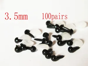 Аксессуары для кукол ручной работы сделай сам --- 3,5 мм черный круглый пластиковый безопасный фотоэлемент