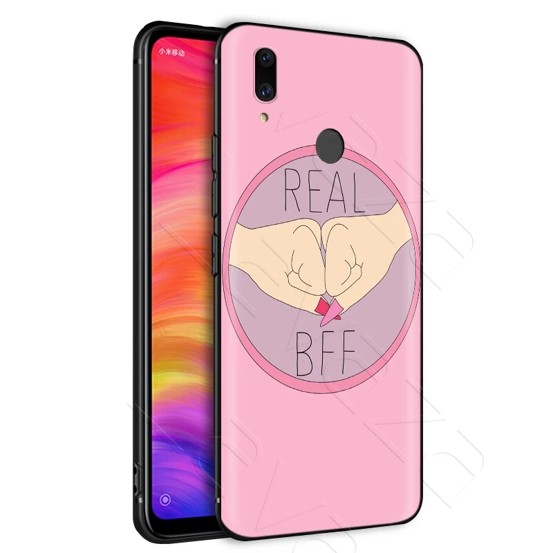 Чехол для девочек Best Friends BFF Xiaomi Redmi Note 8 9 S K30 Pro MAX 3 6 SE A1 A2 A3 10 Lite Plus 8A F1 |