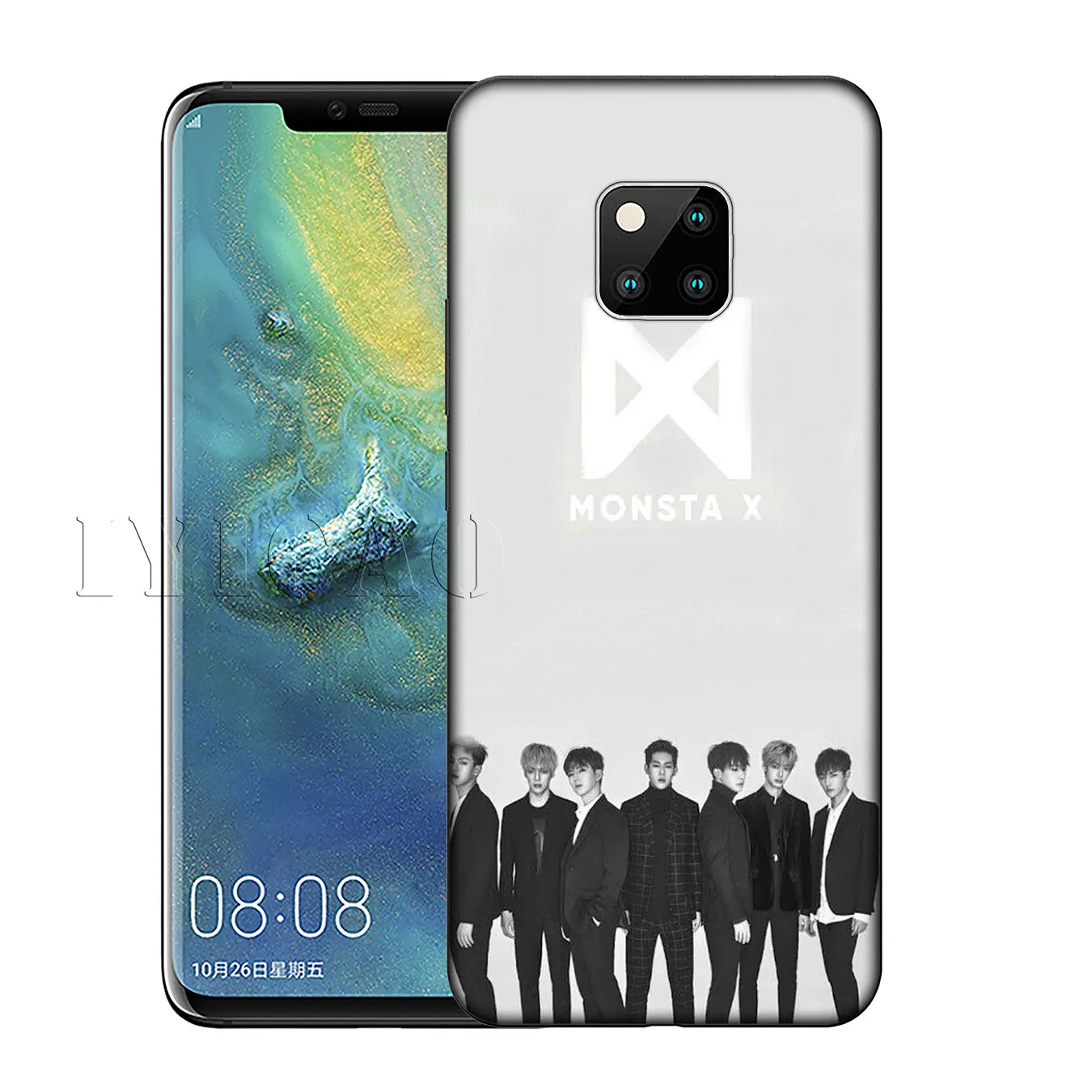 Силиконовый мягкий чехол KPOP Boy Group Monsta X для Huawei Nova Smart 5 5T 5i 4E 4 3i 3 2i 2 Lite Mate 30 20 10 Pro