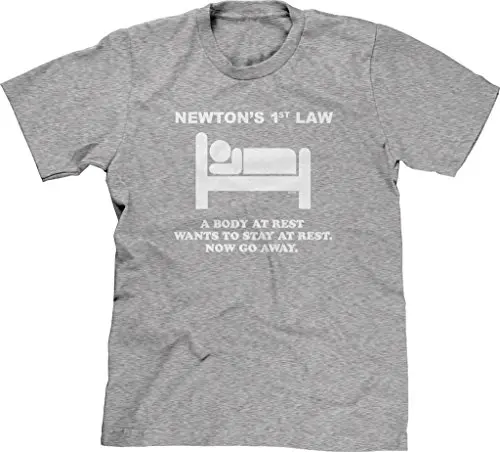Мужская Футболка первый Закон ньютона А Теперь Уходите|men t-shirt|t-shirt ment-shirt t-shirt |
