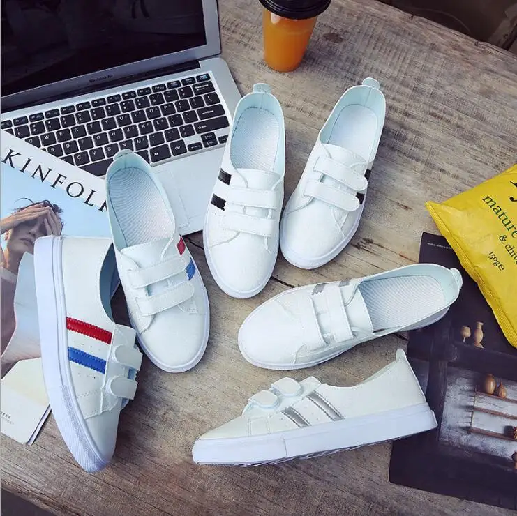 XDA/2019 г. Новые летние однотонные Белые Повседневные женские туфли модная женская