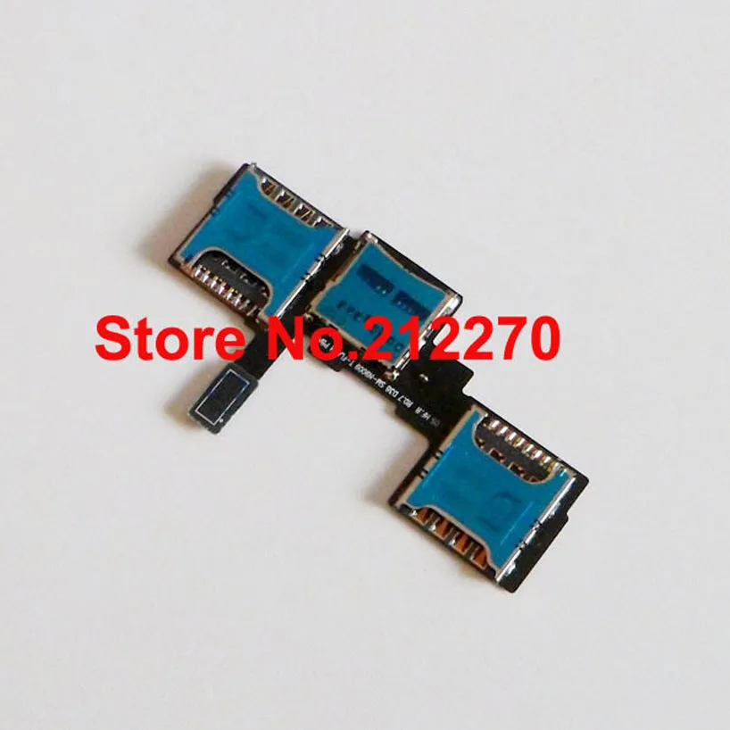 Free DHL EMS New Sim Card Tray Holder Slot Flex Cable Ribbon For Samsung Galaxy Note 3 N9009 Replacement Parts Wholesale 100pcs | Мобильные