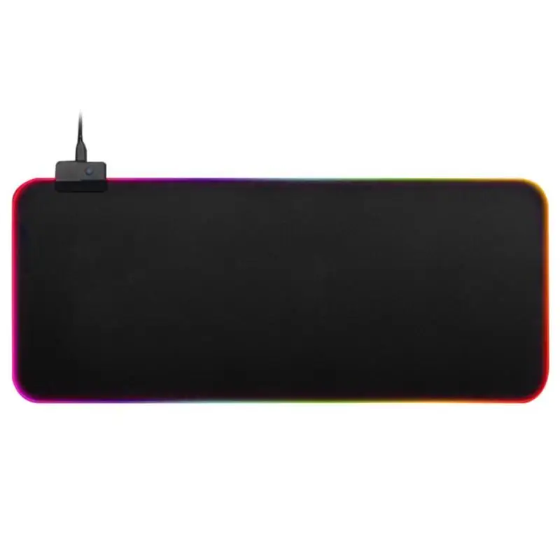 Большой USB проводной RGB коврик для мыши светодиодное освещение игровой коврик для мыши для игр настольная клавиатура Коврик для мыши для компьютера ноутбука