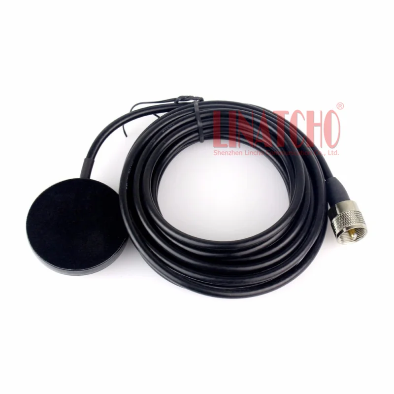 PL259 male RG58U cable car antenna mini small NMO 5CM magnetic base bracket
