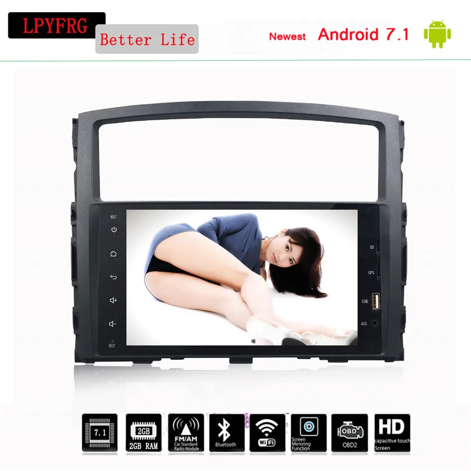 Автомагнитола Mitsubishi Pajero 4 10 0 2006 + 64 ГБ android 2012 GPS|head unit|car head unitcentral multimedia |