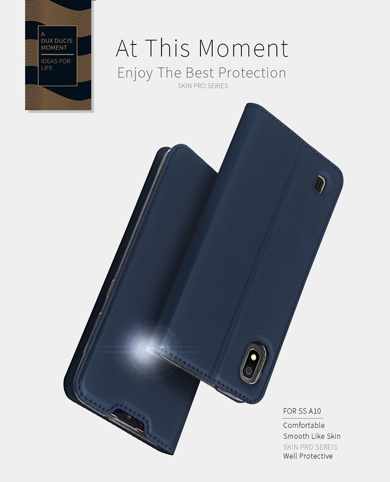 DUX DUCIS флип раскладный кожаный чехол для samsung Galaxy A30 A50 A40 кошелек, Обложка для samsung A30 A50 A70 A20 A20e A10 A10S A40