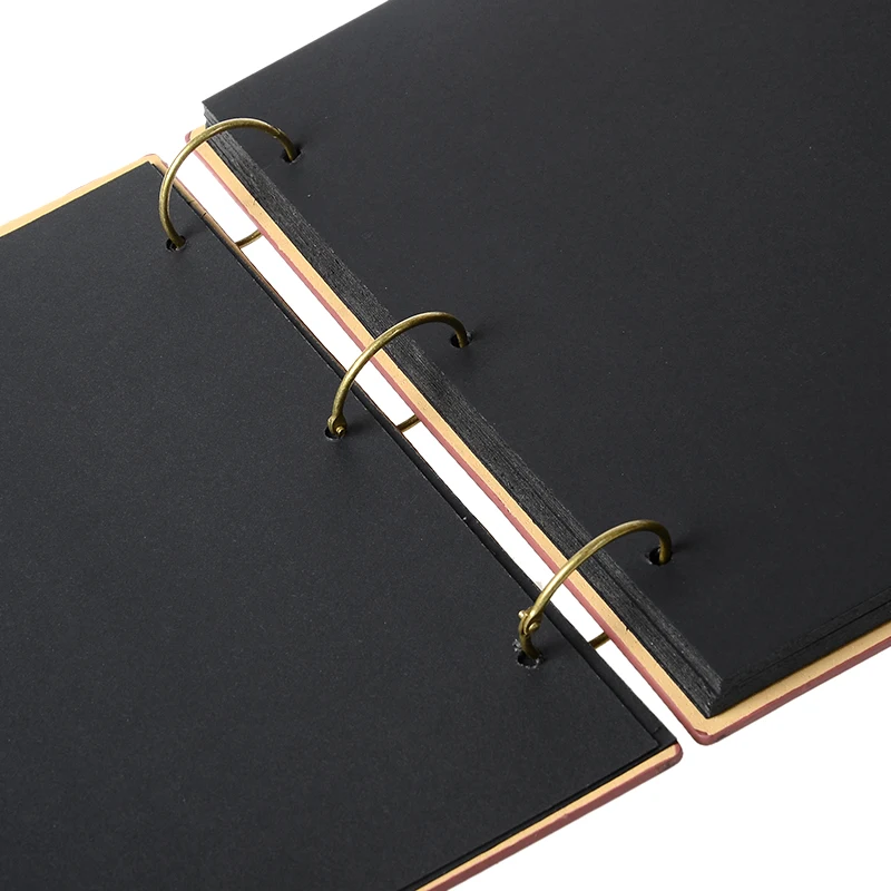 16 дюймов 30 шт. черные бумажные листы для скрапбукинга сделай сам винтажный