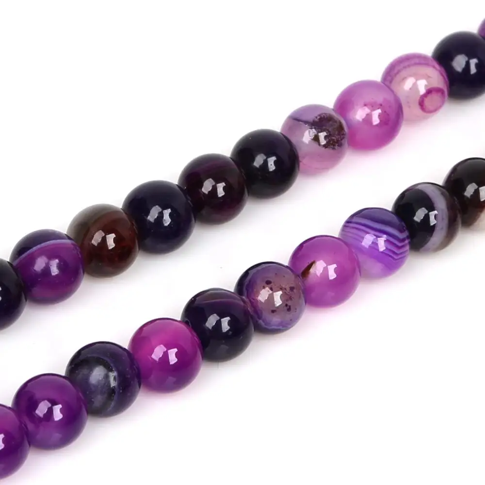 Бусины круглые из натурального камня 39 см/нить 8 мм | Украшения и аксессуары