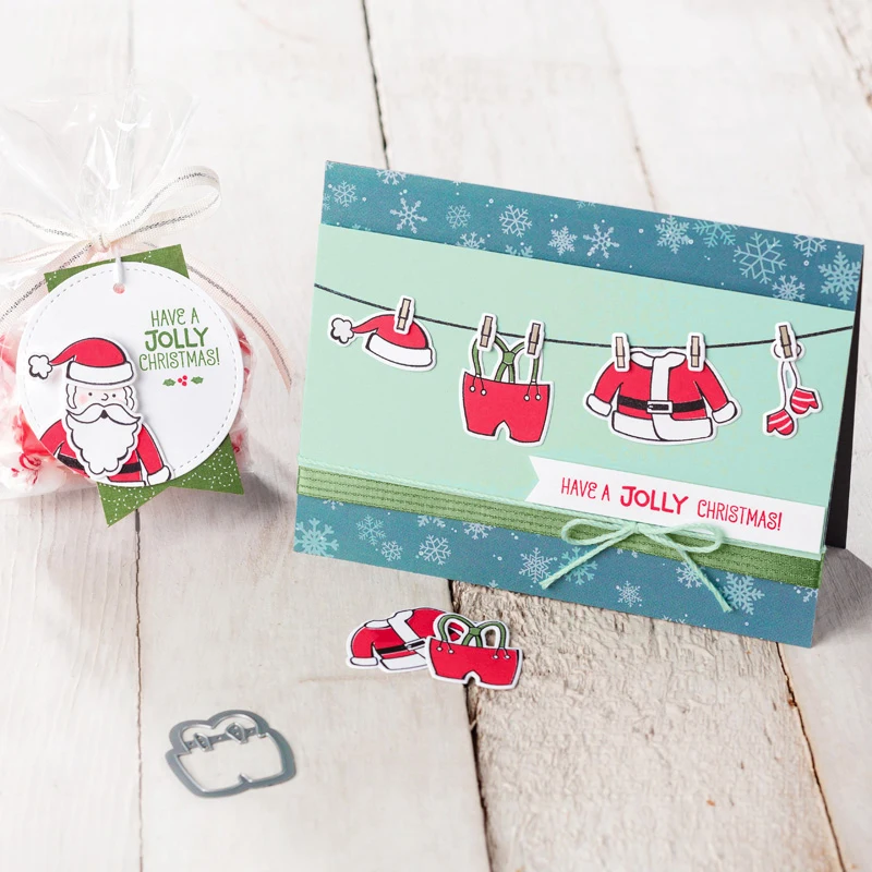 Резные штампы и четкий штамп рождества для украшения альбома книга скрапбукинга