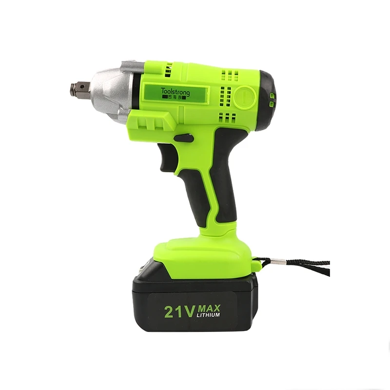 Toolstrong 21v Электрический гаечный ключ перезаряжаемый литиевый аккумулятор