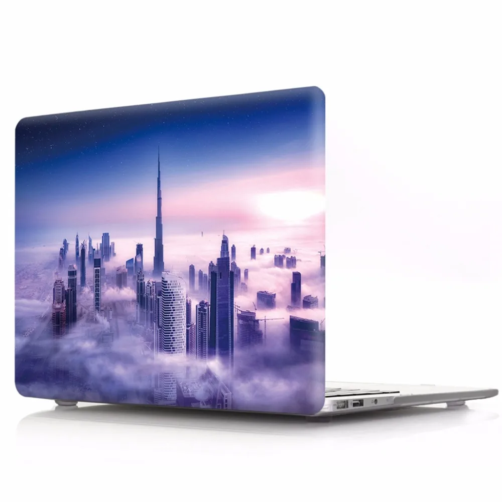 Чехол для ноутбука Apple MacBook Air Pro Retina 11 12 13 15 Touchbar A1706 A1708 A1989 Tower Building Paiting City Bridge|Сумки