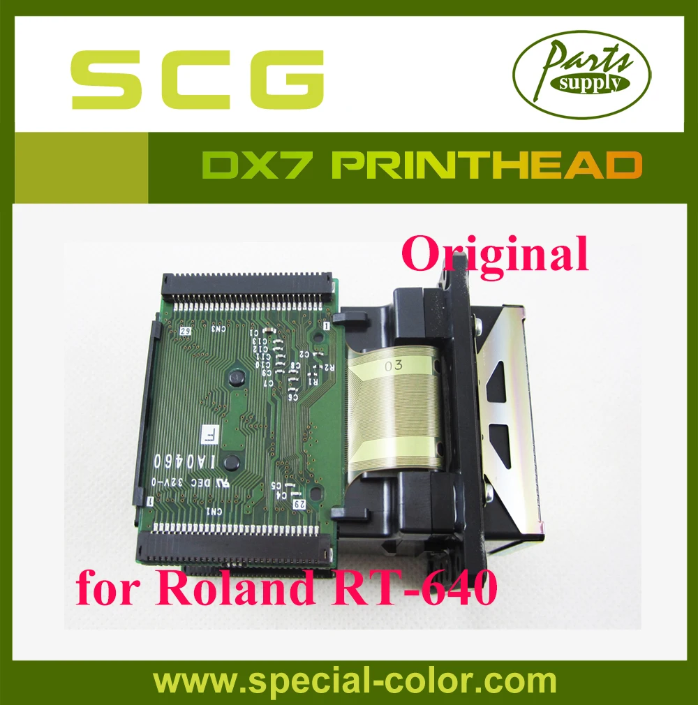 (6701409010) 100% оригинал/Новинка Roland RT-640 печатающая головка с растворителем для Epson DX7