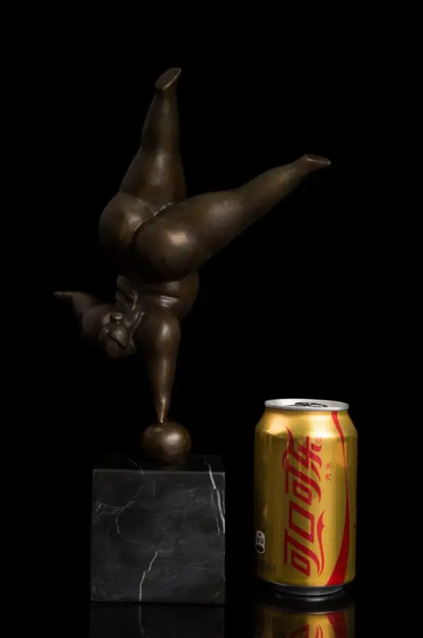 34 см Западная абстрактная БРОНЗОВАЯ ЖЕНСКАЯ Девичья скульптура | Дом и сад