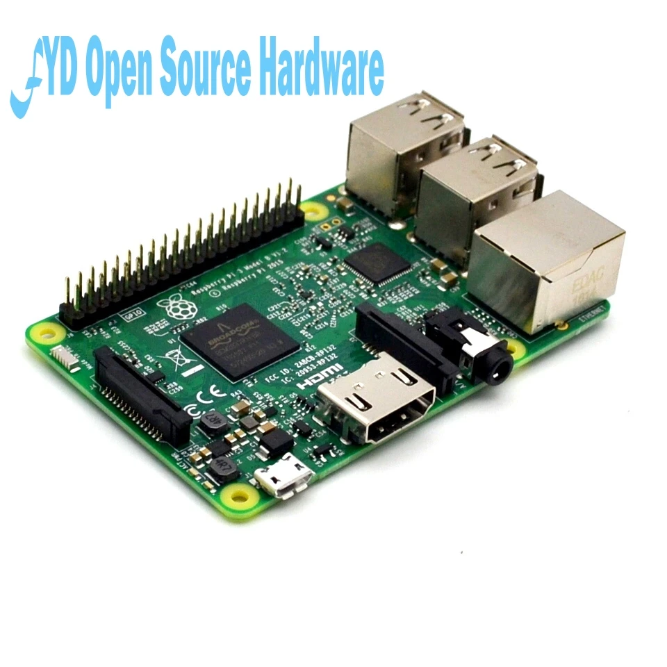 Raspberry Pi 3 Model B плата + раковины 1 Гб LPDDR2 четырехъядерный WiFi и Bluetooth | Электронные