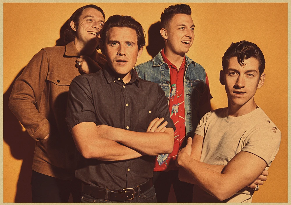 Рок-Группа Arctic Monkeys крафт-бумага плакат настенный домашний бар плакаты домашний декор