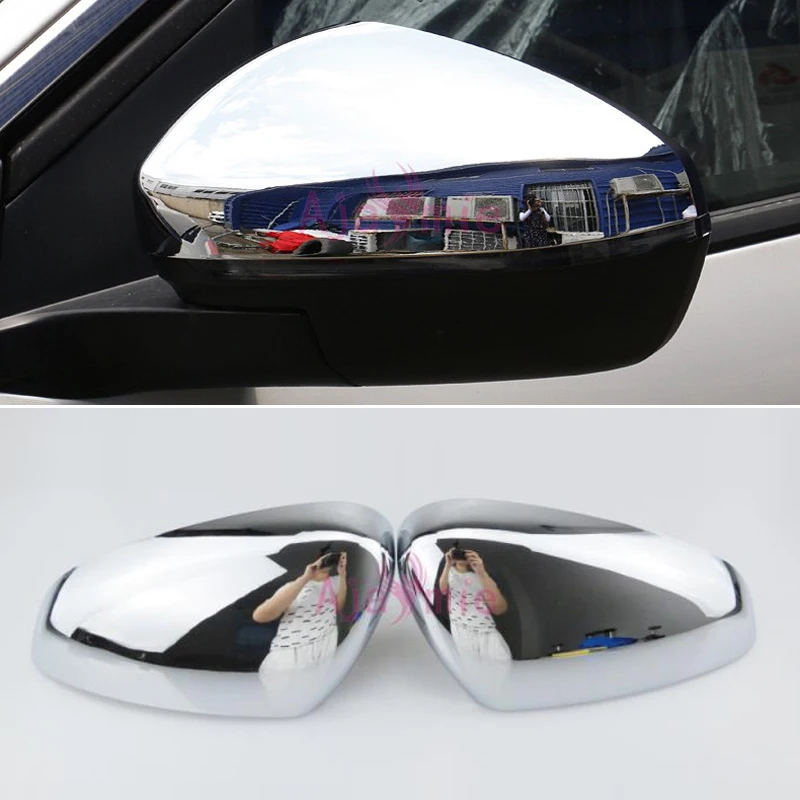 For Peugeot 5008 3008 GT 2017 2018 Silver Side Mirror Overlay Rear View Rain Hat Cover Trim Chrome Car Styling Accessories | Автомобили и