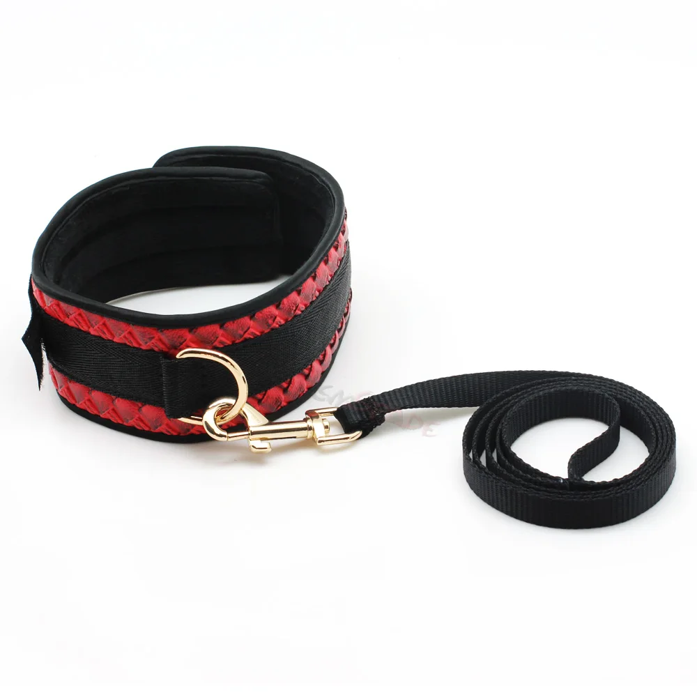 Smspade эротический ошейник из искусственной кожи эротические секс игрушки для